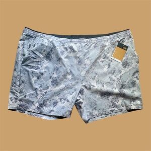NWT The North Face‎ Men’s Big Wander Shorts 2.0 High Rise Grey Camo 5X/Long